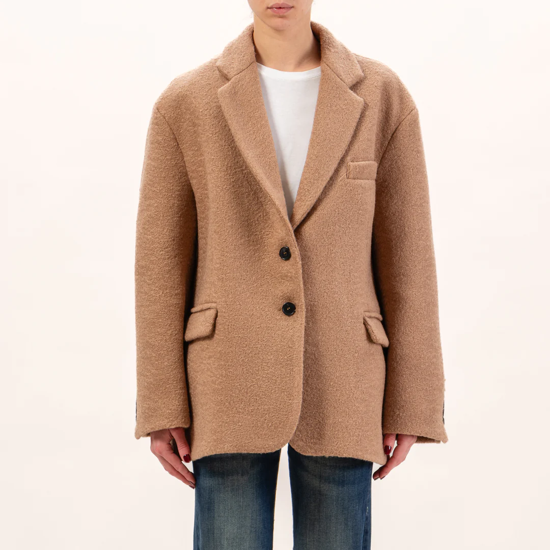 Winter oversize jacket VICOLO brown 1