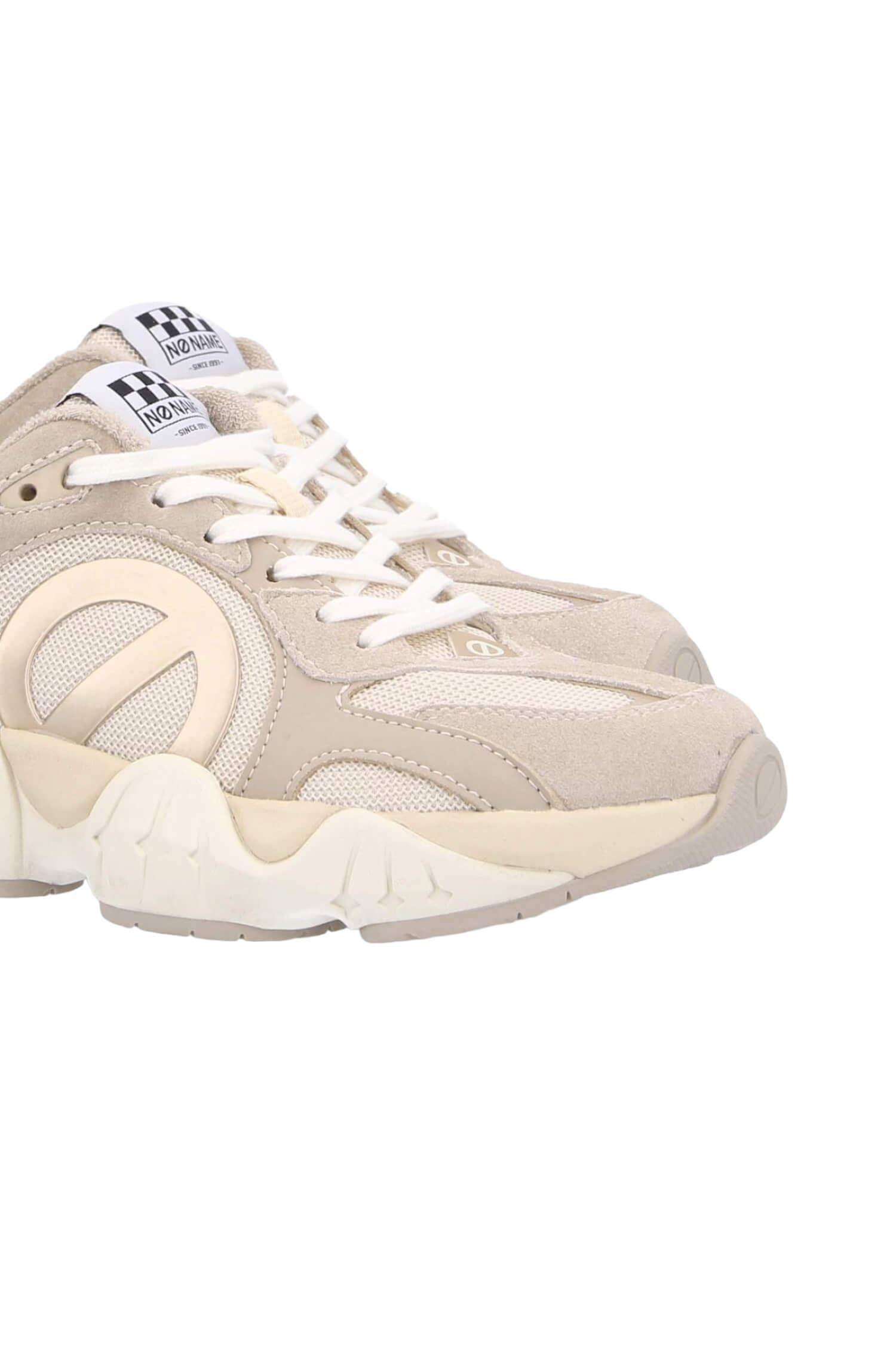 NO NAME platform branded sneakers beige 1