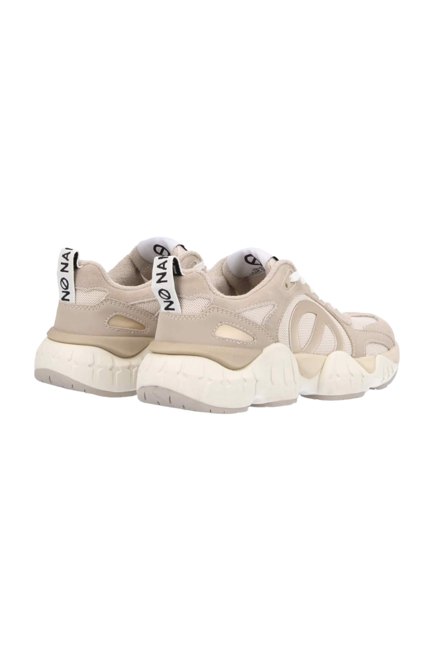 NO NAME beige platform sneakers 4