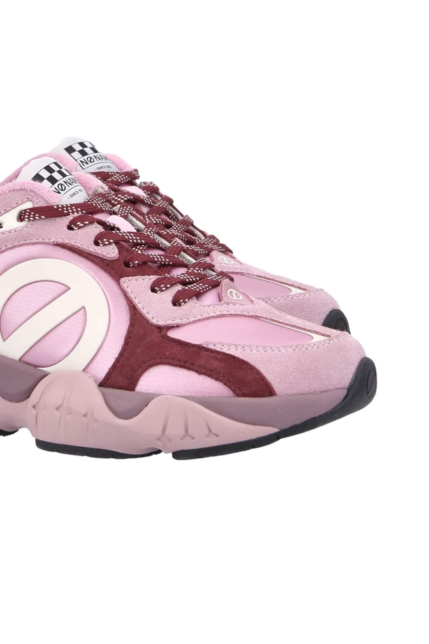 NO NAME platform branded sneakers pink 1