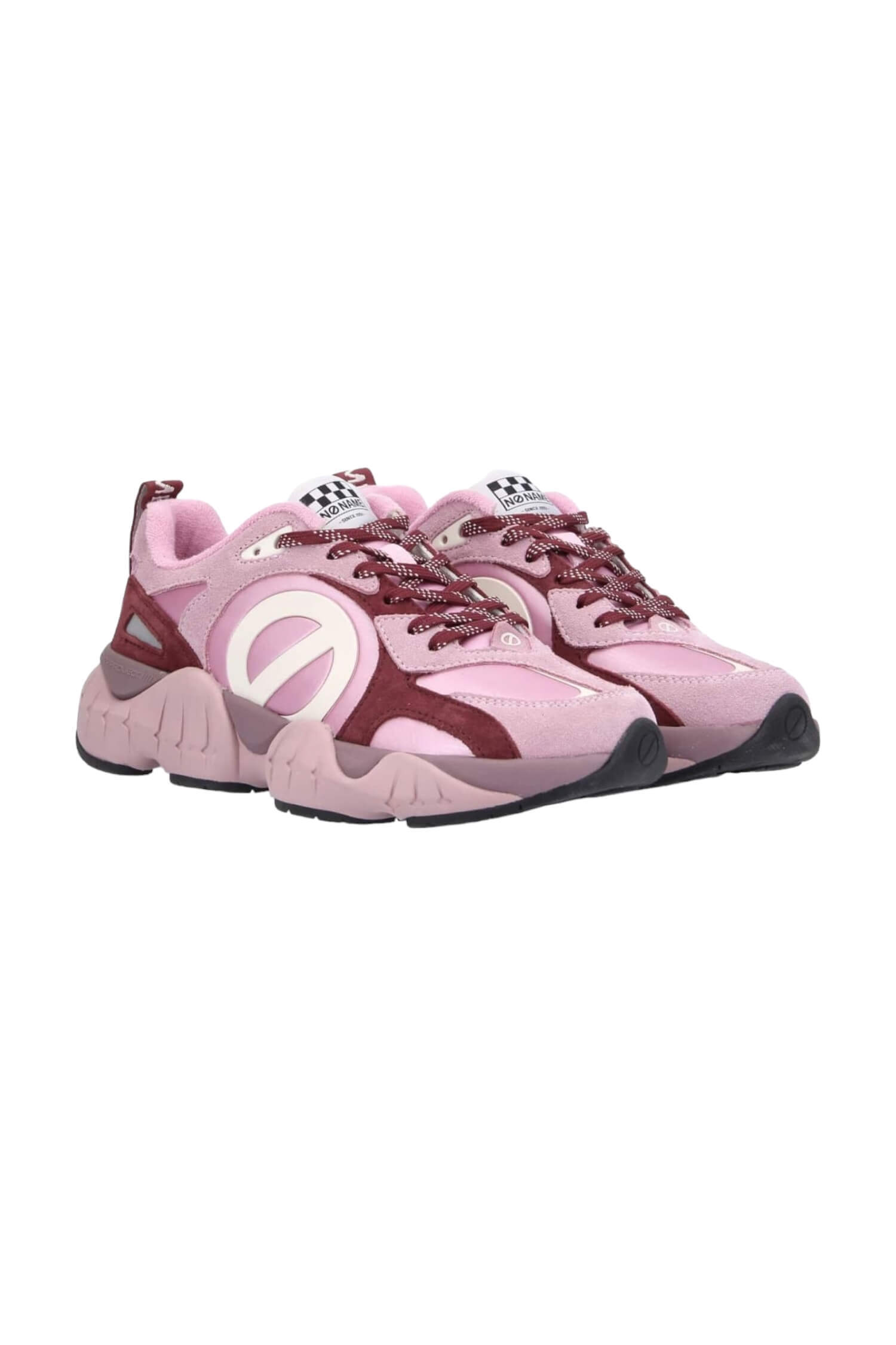 NO NAME brand platform sneakers pink 4