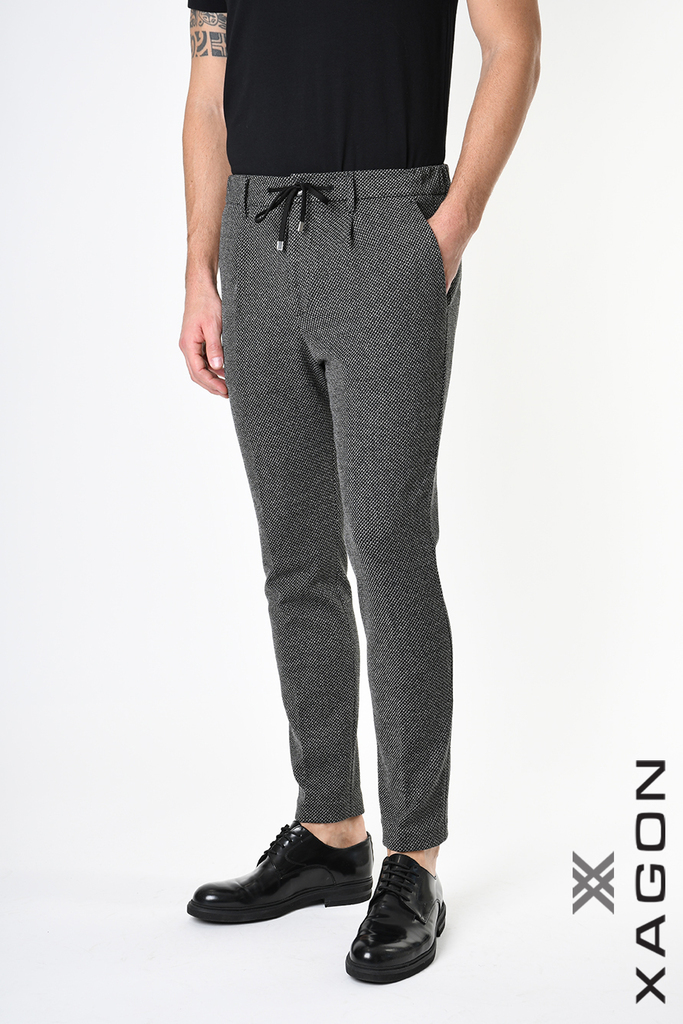 Men's elegant trousers for a sports suit XAGON black