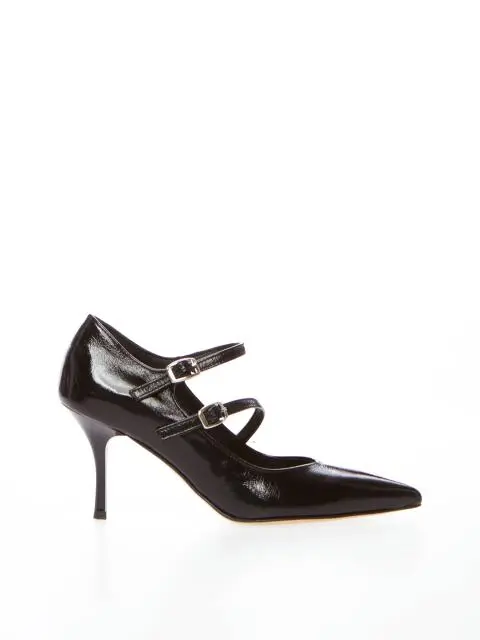 Women's leather pumps OVYE black