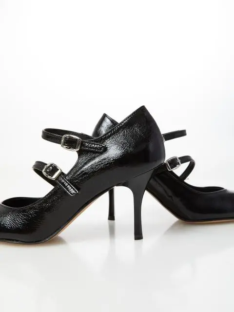 Women's leather pumps OVYE black