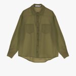 Women's summer shirt PLEASE green