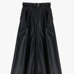 Women's long leatherette skirt IMPERIAL black