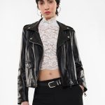 Women's leather jacket IMPERIAL black
