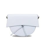 Women's leather handbag Leather Country Janet white