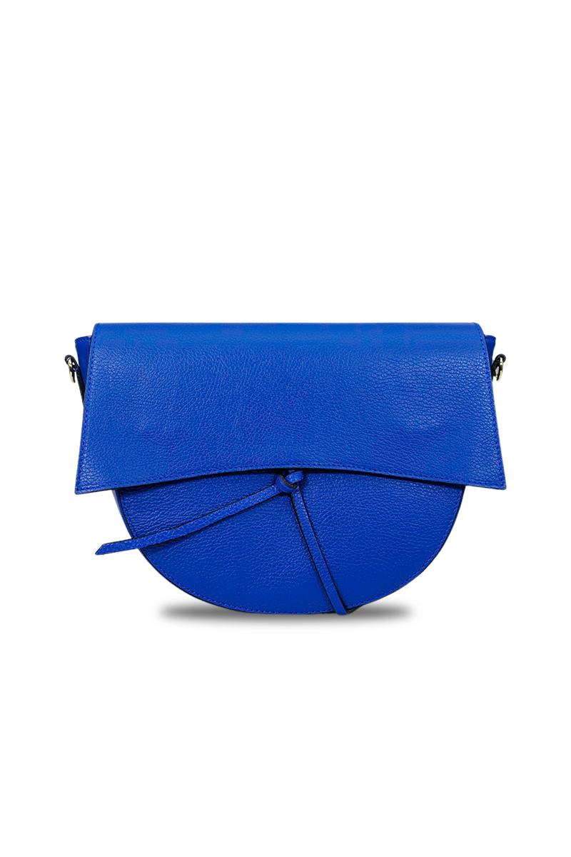 Leather handbag Leather Country Janet blue