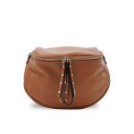 Women's leather waistcoat Leather Country camel