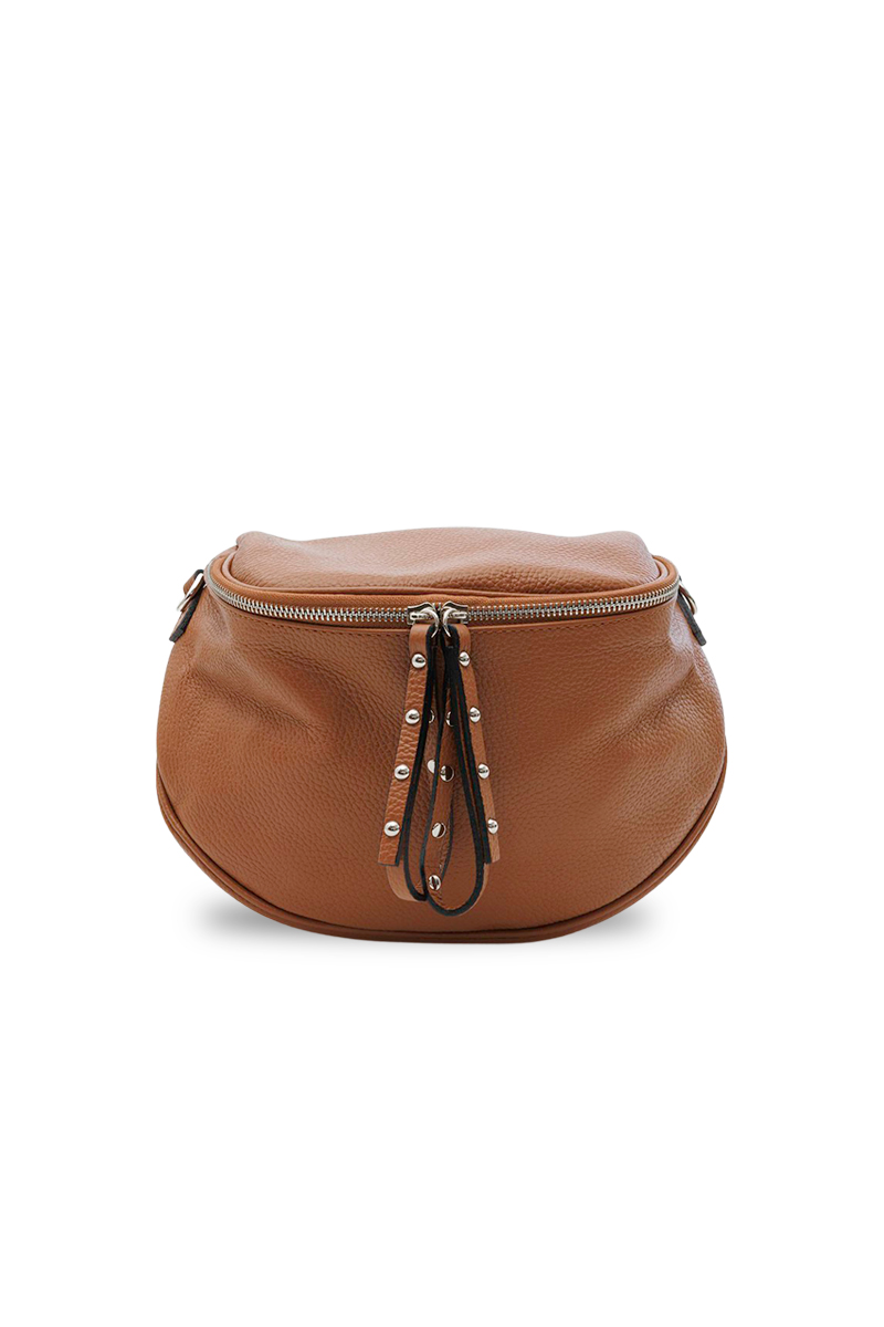 Leather crossbody handbag Leather Country brown