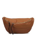 Women's large leather waist bag Leather Country brown