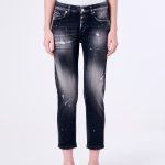 Women's elastic slim fit jeans DAISY VICOLO black