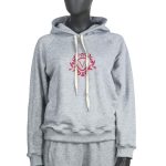 Women's hooded sweatshirt VICOLO gray