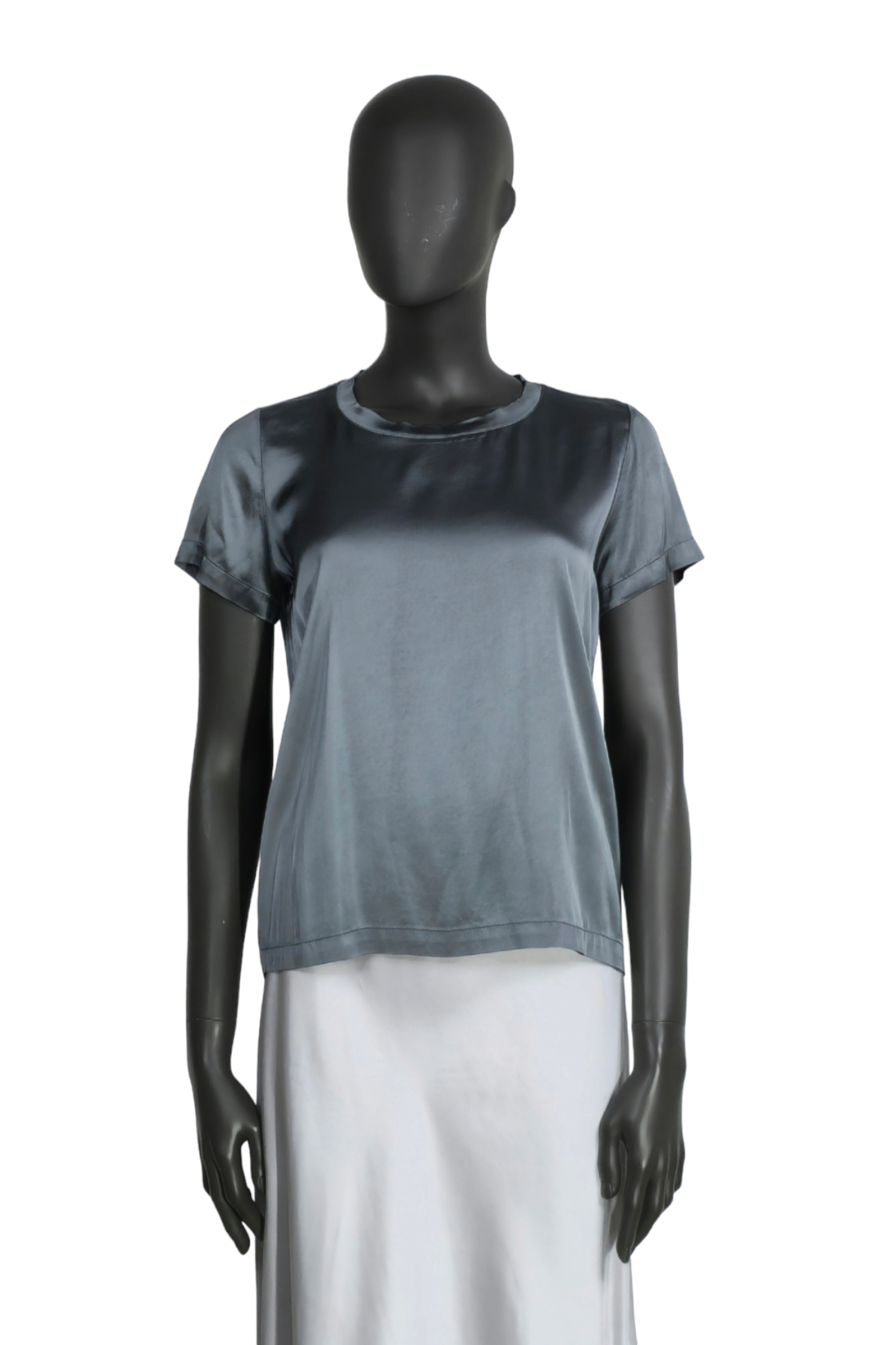 Women's satin T-shirt VICOLO gray 1