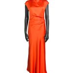Party dress for a wedding IMPERIAL orange