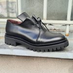 LE BOHÉMIEN handmade leather shoes black Z5