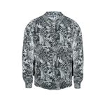 Men's long-sleeved shirt IMPERIAL white with print