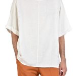 Men's linen T-shirt XAGON MAN white