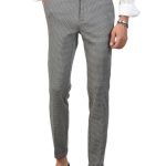 Men's pants brand Xagon man blue patterned