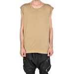Men's T-shirt without sleeves brand LA HAINE brown