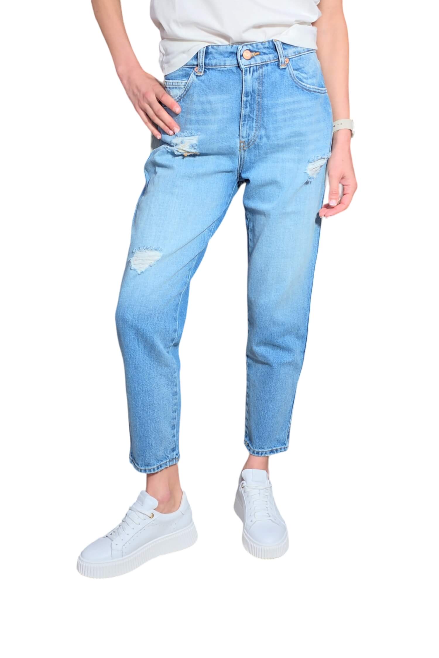 Women's slim fit jeans SIENNA VICOLO blue