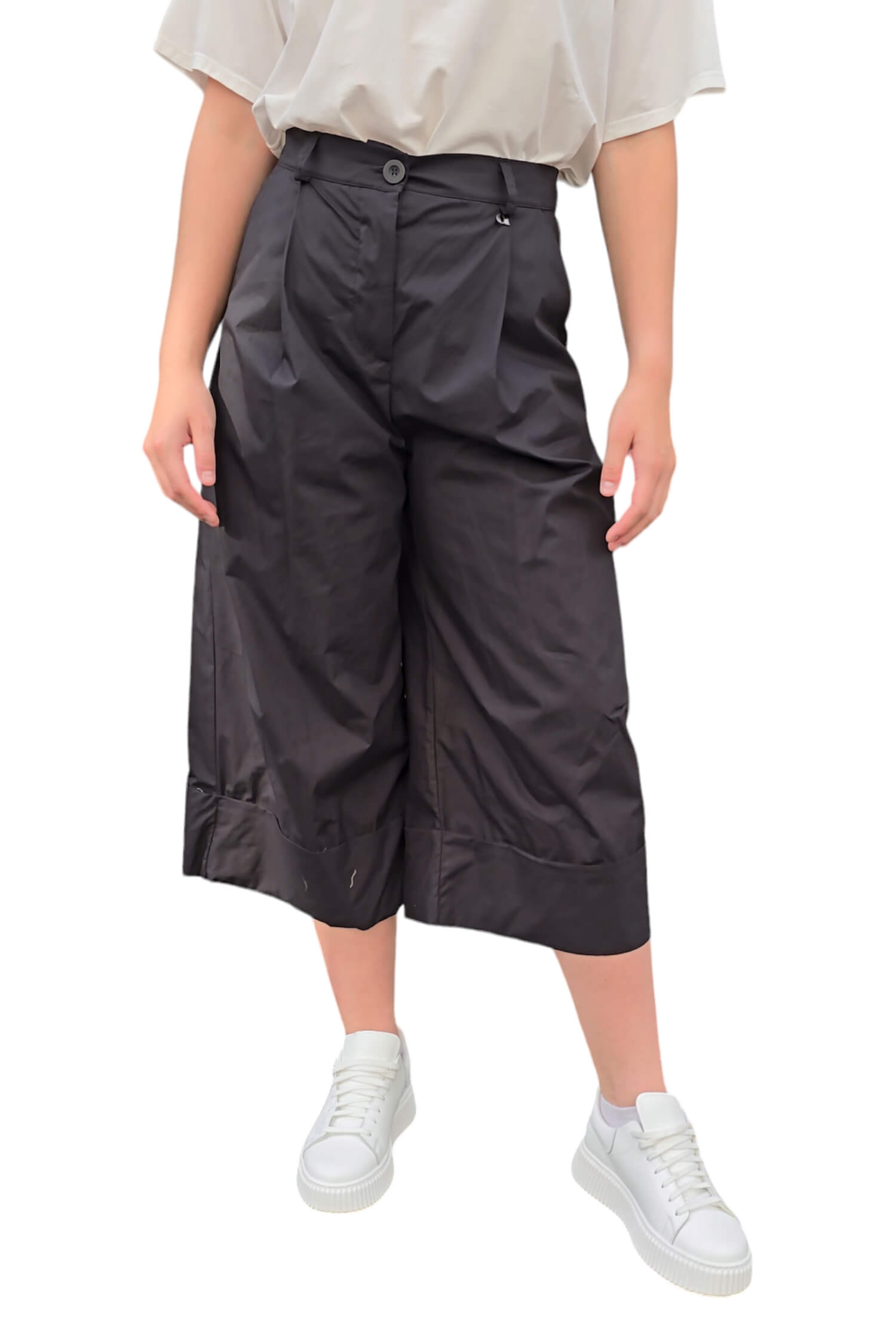 Summer women's wide trousers DIXIE black