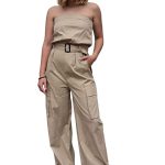 Women's evening overall VICOLO beige