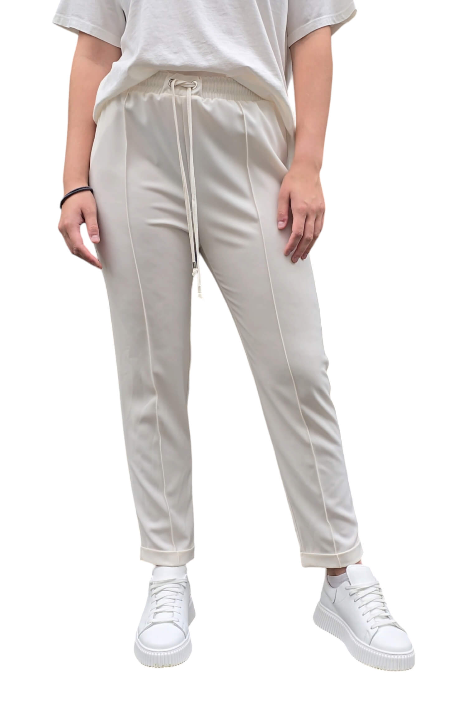 Women's summer trousers IMPERIAL cream