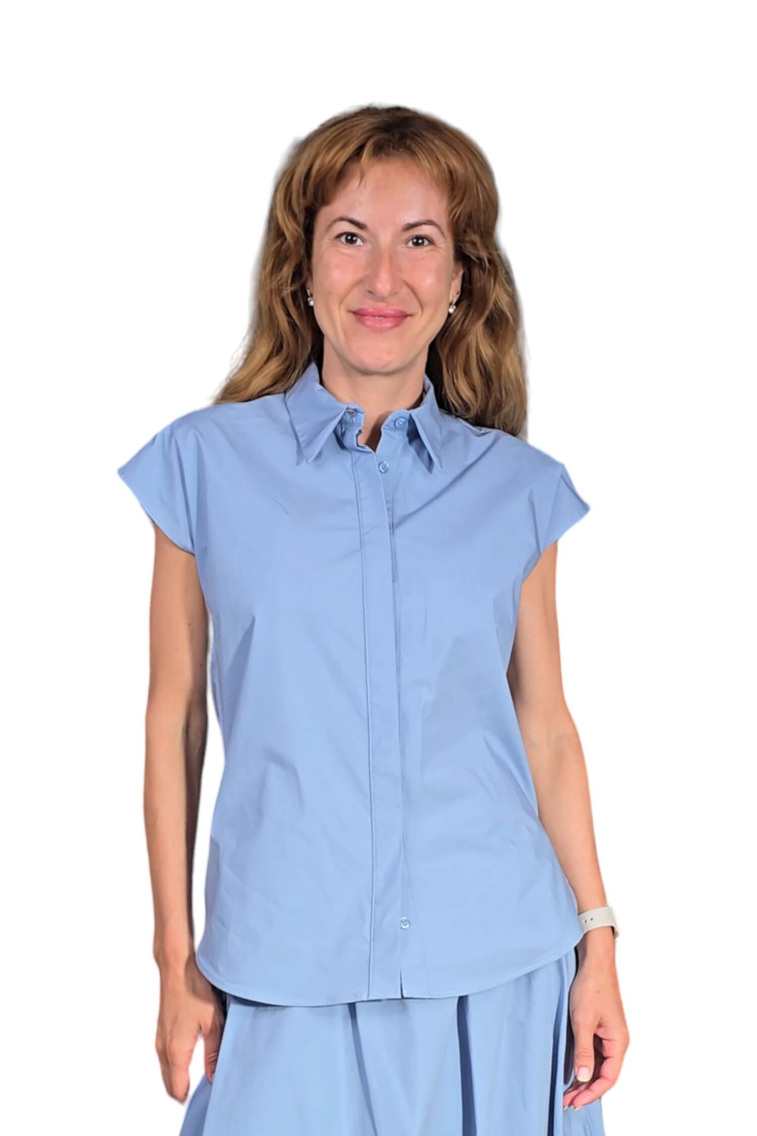 Women's summer shirt DIXIE blue