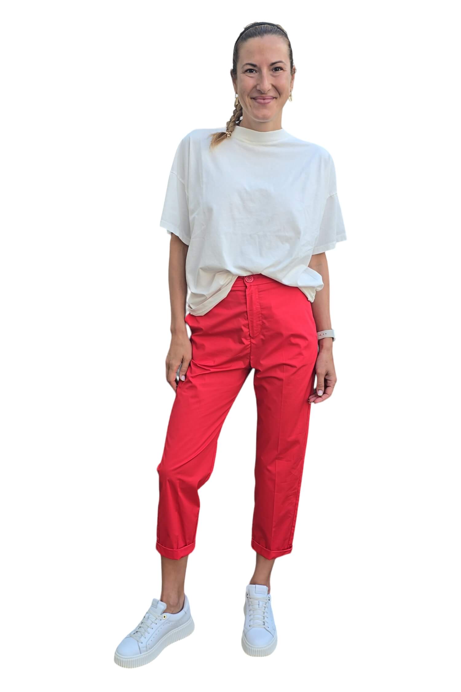 Women's summer trousers IMPERIAL red