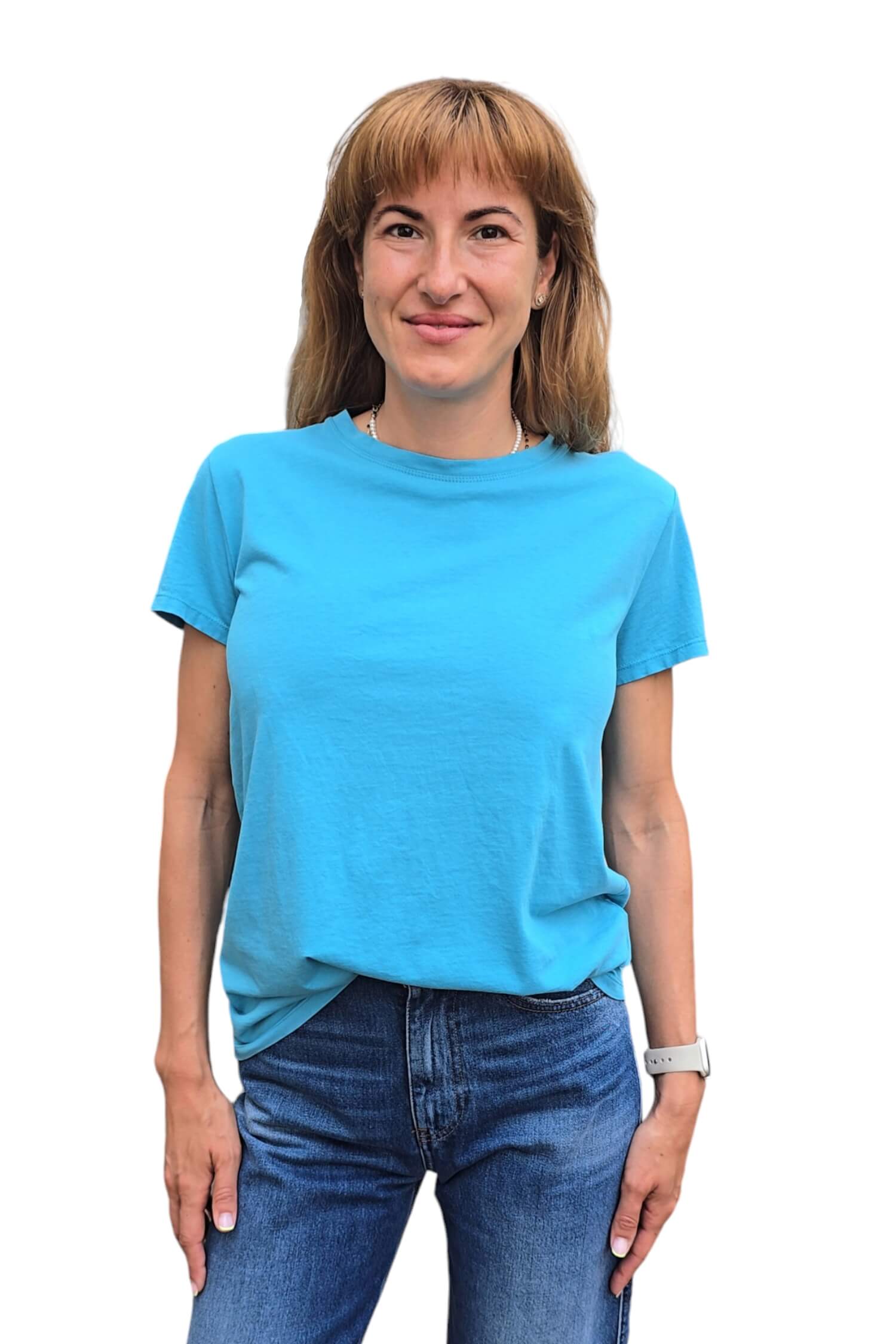 Women's T-shirt with short sleeves VICOLO blue