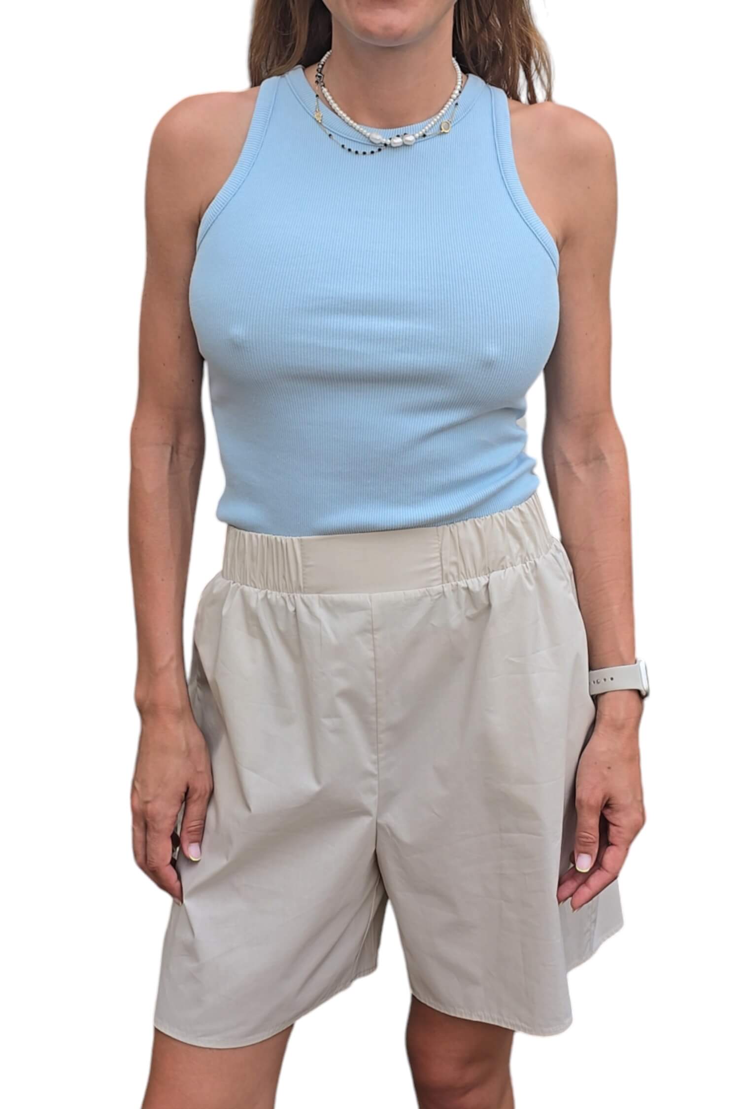 Women's tank top VICOLO pale blue