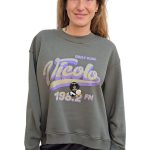Women's oversize sweatshirt VICOLO khaki green