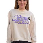Women's oversize sweatshirt VICOLO beige