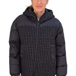 Women's down quilted winter jacket VICOLO black