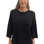 Women's thin sweater KONTATTO black