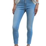Women's elastic skinny fit jeans VICOLO blue