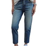Women's mom fit jeans SIENNA VICOLO blue
