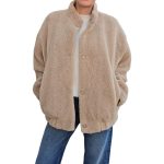 Women's Teddy bomber jacket VICOLO brown