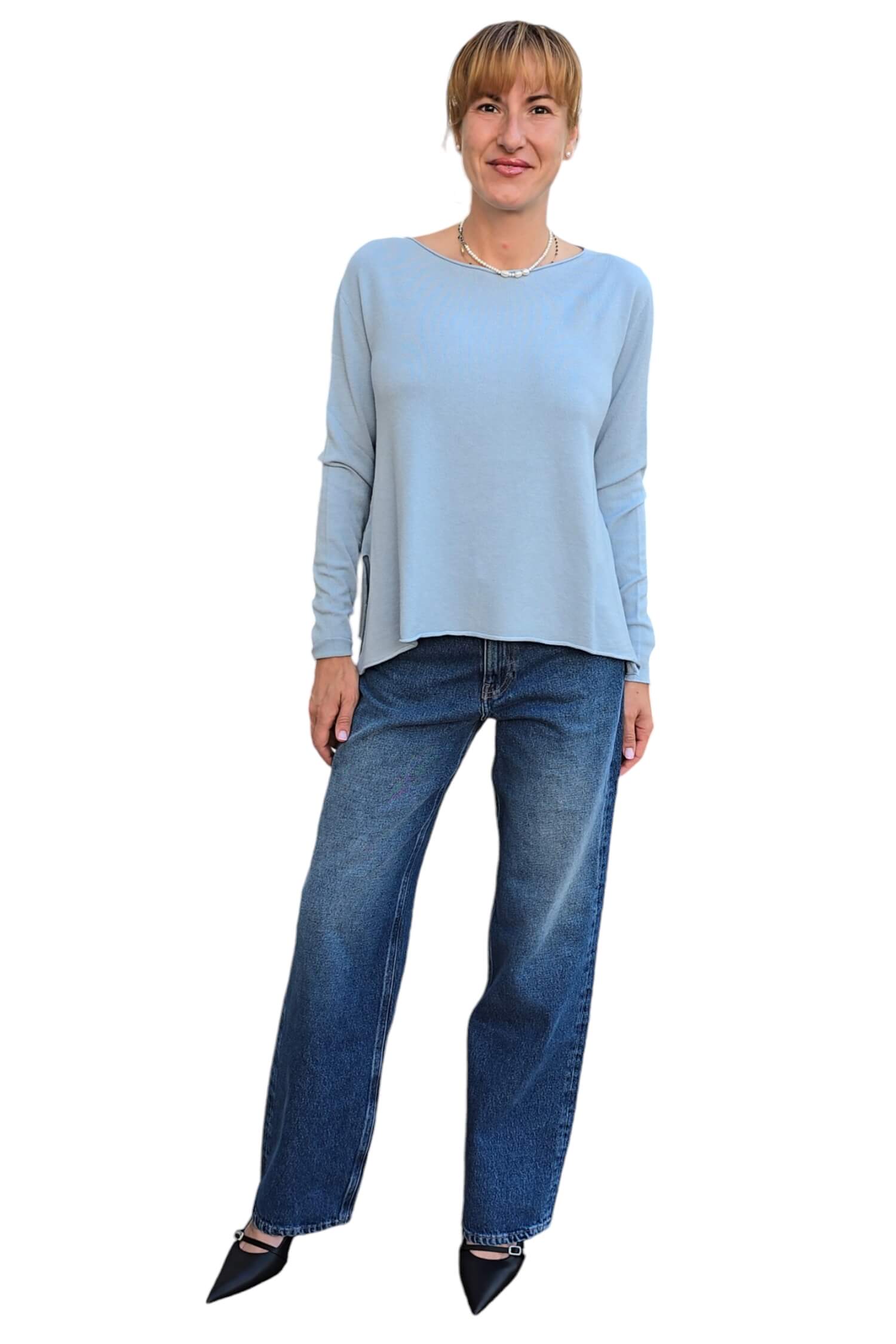 Women's thin sweater VICOLO blue