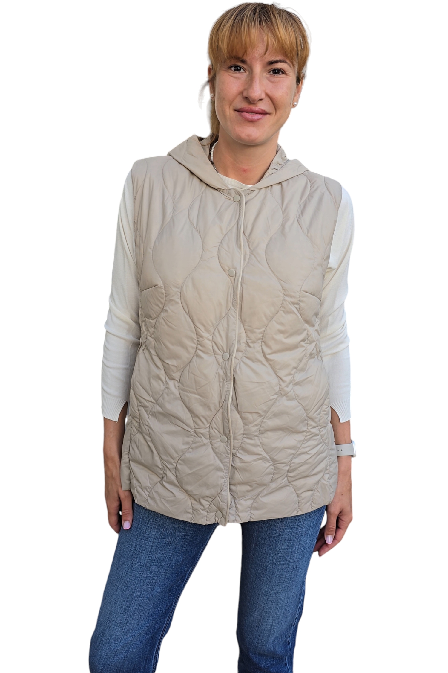 Women's vest VICOLO beige