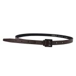 Women's thin leather belt VICOLO brown