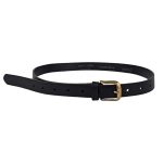 Women's leather belt VICOLO black