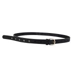 Women's leather belt VICOLO black