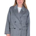 Women's wool short coat VICOLO gray (wool blend)