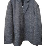 Women's wool oversize jacket VICOLO gray (wool blend)