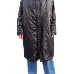 Women's long oversize winter jacket DIXIE black