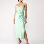 Elegant dress for a wedding IMPERIAL mint color