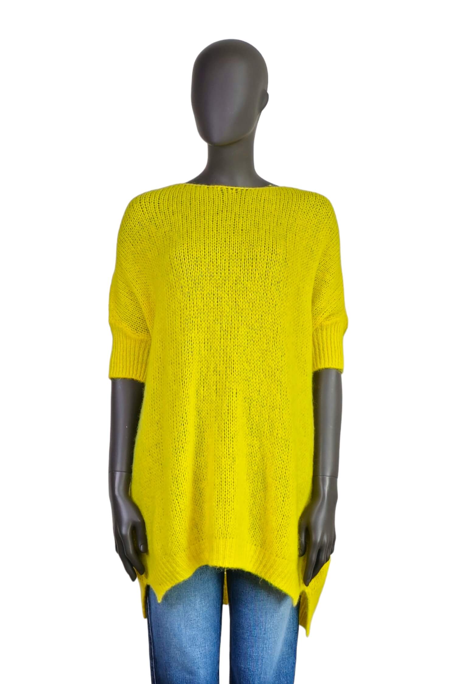 Looser cut sweater IMPERIAL yellow 1